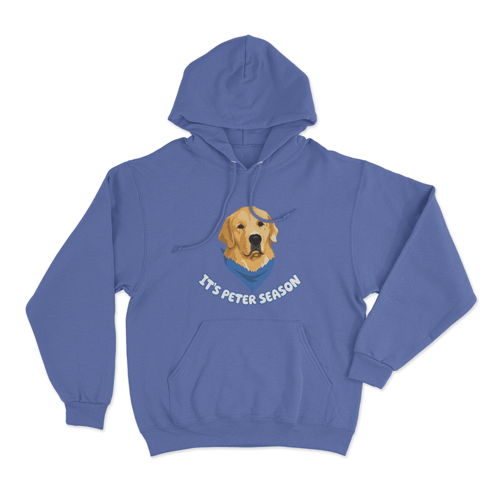 It's Peter Season Unisex Hoodie Blue Its Peter Season Unisex Hoodie Blue