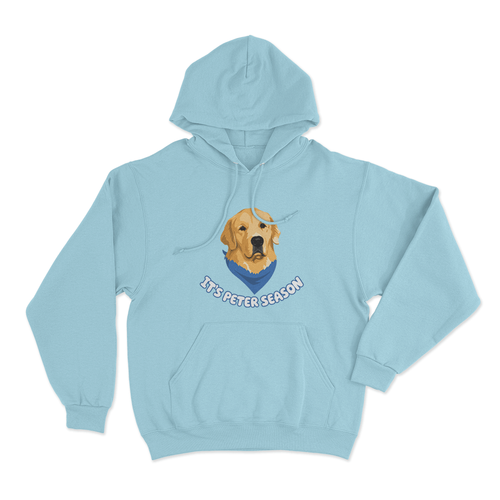 It's Peter Season Unisex Hoodie Sky Blue Its Peter Season Unisex Hoodie Sky Blue