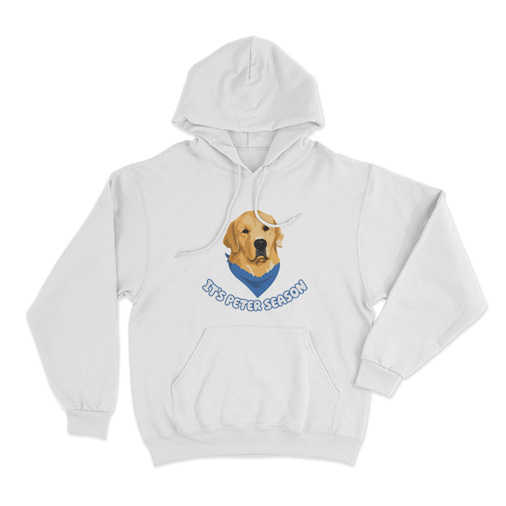 It's Peter Season Unisex Hoodie White Its Peter Season Unisex Hoodie White