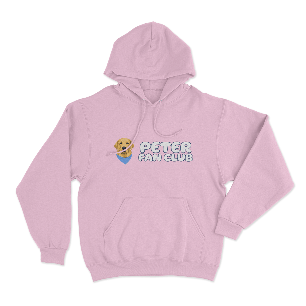 Peter Fan Club Logo Unisex Hoodie Pink Peter Fan Club Logo Unisex Hoodie Pink