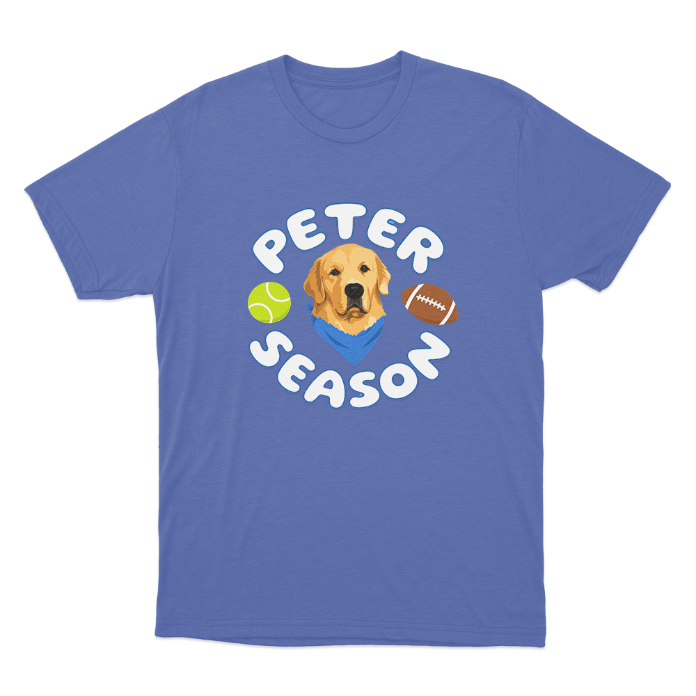 Peter Season Unisex T Shirt Blue Peter Season Unisex T Shirt Blue
