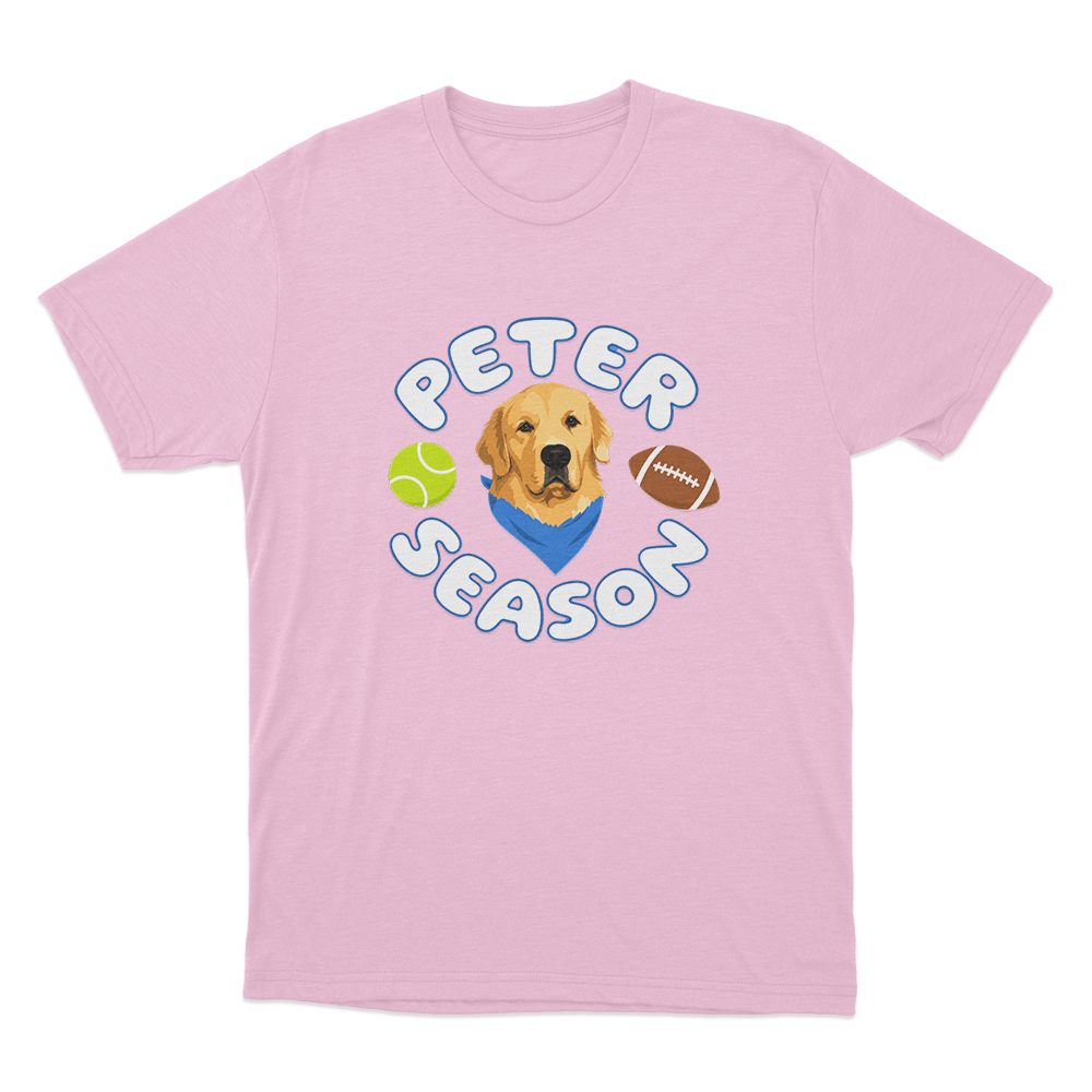 Peter Season Unisex T Shirt Pink Peter Season Unisex T Shirt Pink